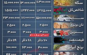 مقایسه قیمت ها 340 پس از تنفیذ دولت رئیسی