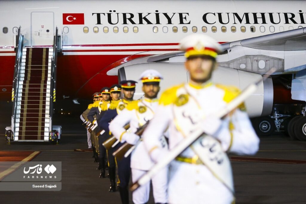 تصاویر ورود اردوغان به تهران