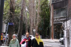 روایت تصویری از خشک شدن ده درخت خیابان ولیعصر (عج)