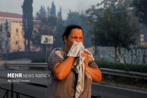 آتش سوزی های گسترده مناطق جنگلی اروپا در اثر گرمای شدید هوا