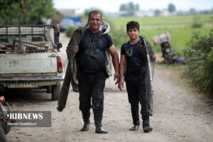 مراسم قرق شکنی ماهیگیری در روستای رمنت بابل