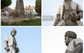 دورنگ شدن مجسمه فردوسی