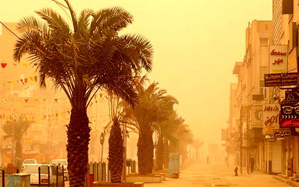 هشدار نارنجی به خوزستان: ورود توده گرد و غبار جدید