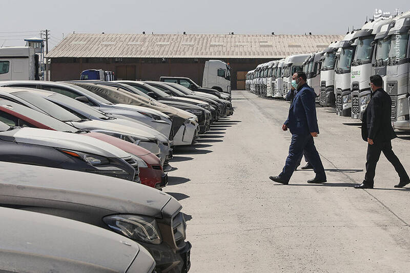خودروهای لاکچری در گمرک تهران