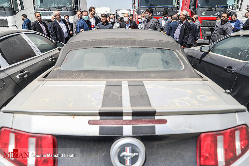 خودروهای لاکچری در گمرک تهران