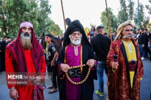کاروان نمادین اسرای کربلا در قم