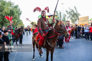 کاروان نمادین اسرای کربلا در قم
