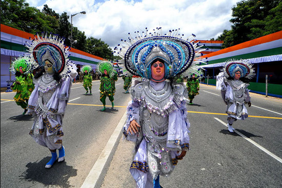 جشن روز استقلال در کلکته هند