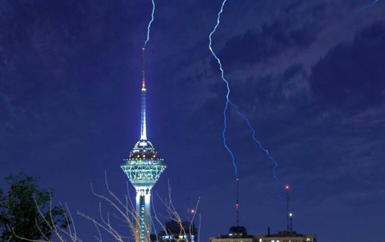 رگبار در تهران