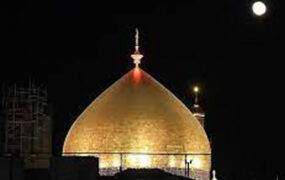 مداحی یک زن در مراسم محرم؛ نجف اشرف