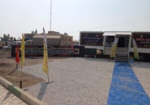برپایی بزرگترین بیمارستان سیار سپاه در مرز خسروی