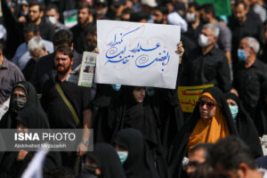 راهپیمایی نمازگزاران نماز جمعه تهران در اعتراض به اغتشاشات17