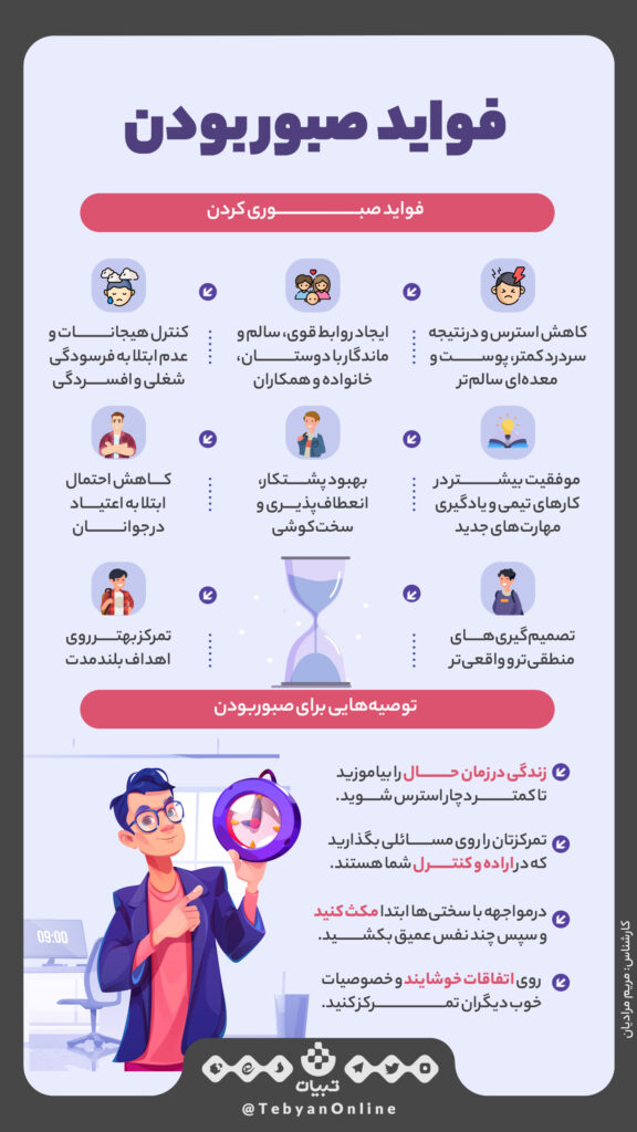 فواید صبور بودن