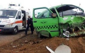 9 زائر اربعین براثر واژگونی خودرو در تاکستان مصدوم شدند