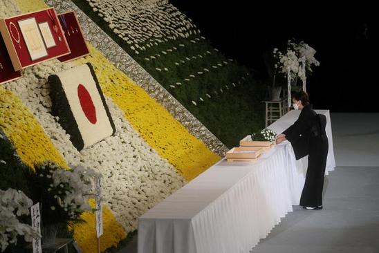 مراسم تشییع و تدفین شینزو آبه نخست وزیر فقید ژاپن در توکیو/ رویترز