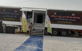 بزرگترین بیمارستان سیار سپاه مرز خسروی