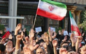 تجمعات مردم قزوین علیه اغتشاشگران