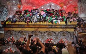 تصاویری از شب اربعین ۱۴۰۱ در کربلای معلی