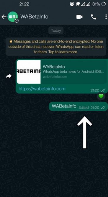 واتساپ بزودی قابلیت ویرایش پیام پیدا می کند