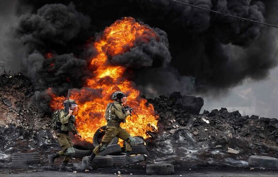 تظاهرات ضد اسرائیلی در روستاهای کرانه باختری فلسطین