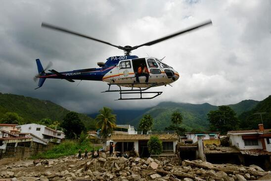 کمک به مناطق سیل زده ونزوئلا