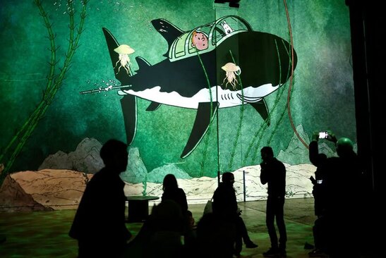 نمایشگاه "تن تن" در پاریس