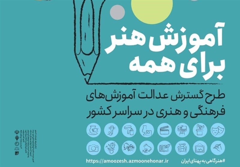 آغاز طرح سراسری "هنر برای همه" آموزش هنر برای همه