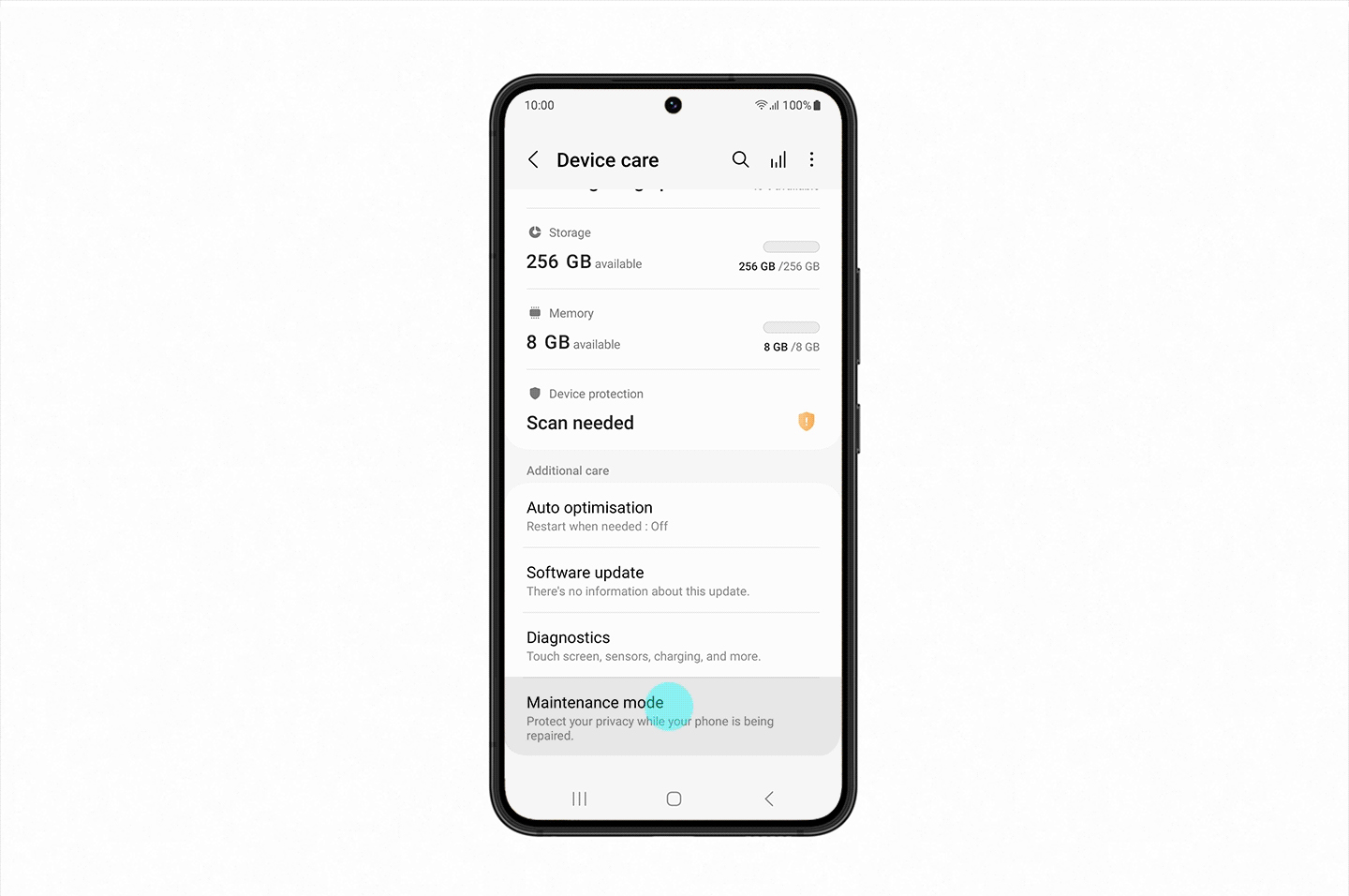 حالت Maintenance گوشی های سامسونگ (3)