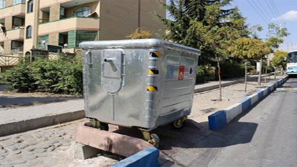 سطل های زباله تهران- چمران