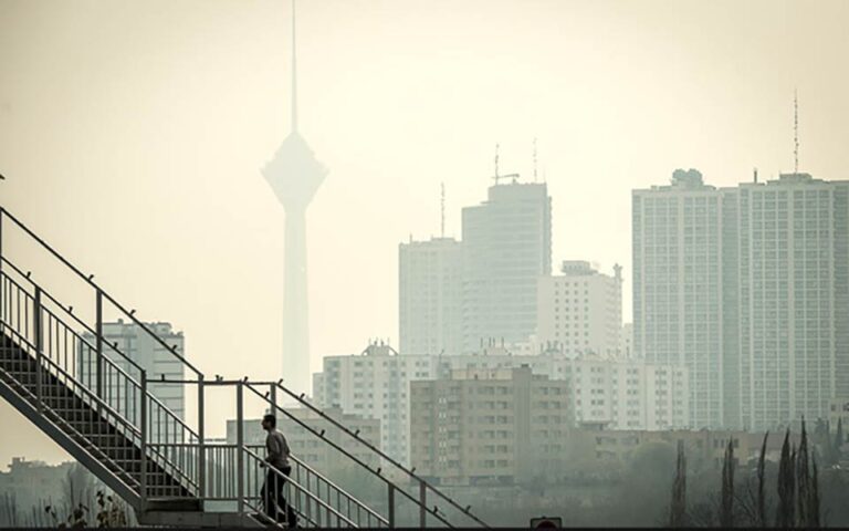 10 منطقه پایتخت در وضعیت قرمز آلودگی هوا