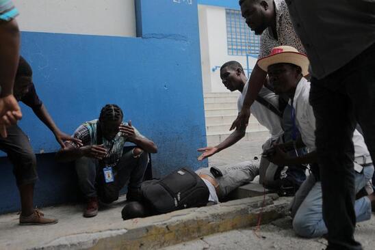 مرگ یک خبرنگار با شلیک گلوله در جریان اعتراضاتی در شهر "پورتوپرنس" هاییتی