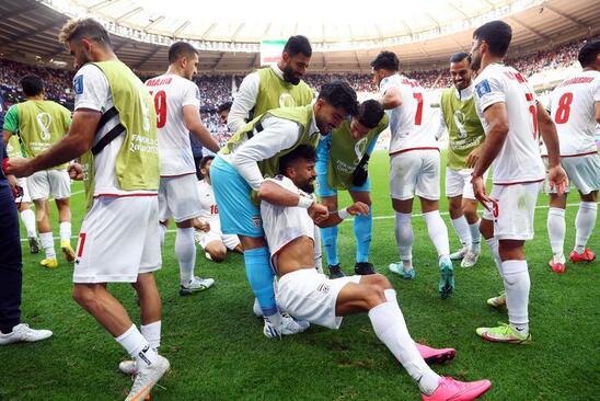 شور پیروزی 2 بر صفر ایران بر ولز در جام جهانی 2022 قطر