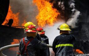 آتش سوزی پالایشگاه ابادان
