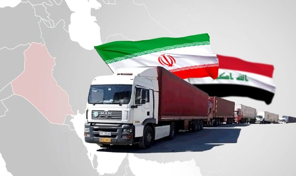 رتبه صادرات ایران به عراق