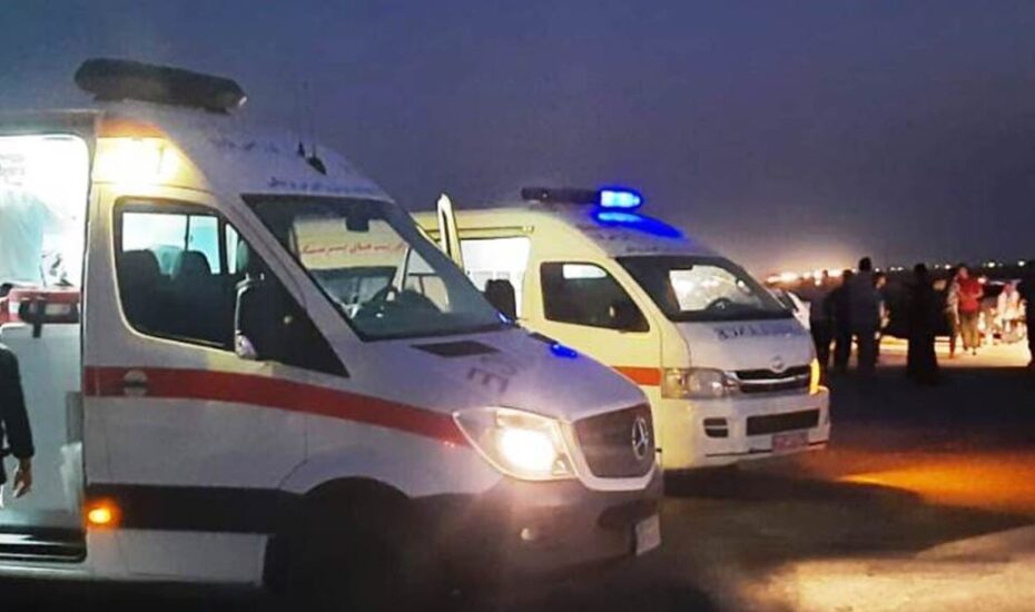 مصدومیت۱۲ نفر در سانحه رانندگی در اهواز