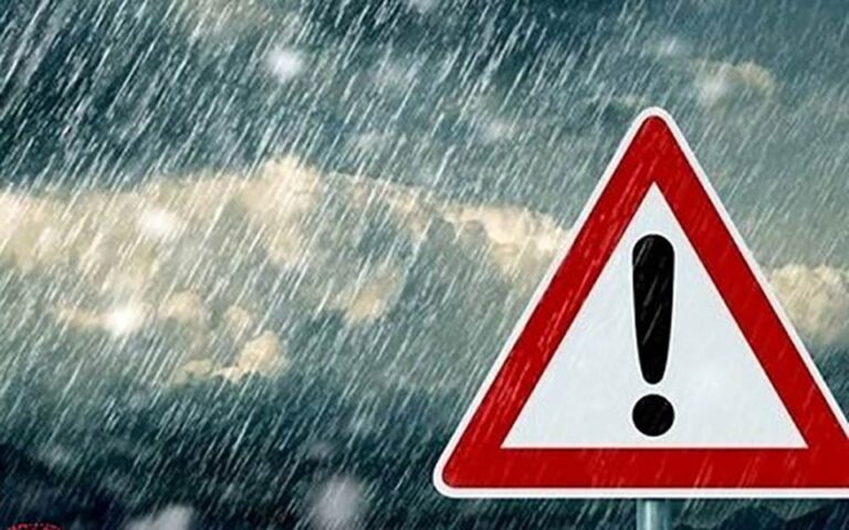 هواشناسی نسبت به بارش شدید باران و احتمال وقوع سیل هشدار داد