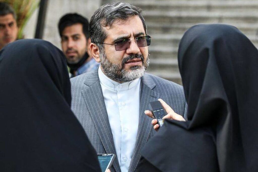 وزیر+فرهنگ+در+جمع+خبرنگاران