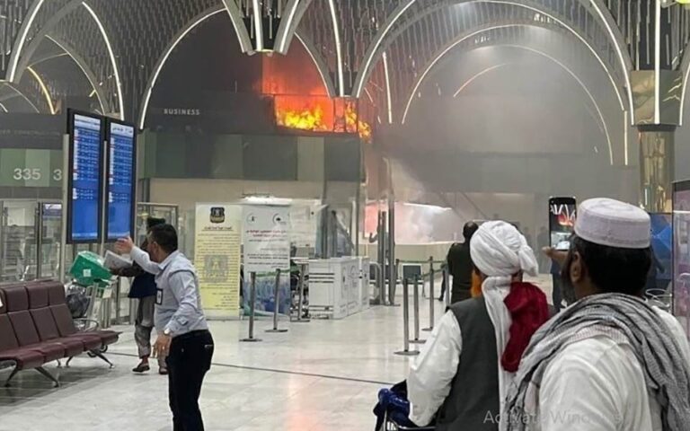 وقوع آتش سوزی مجدد در فرودگاه بین المللی بغداد