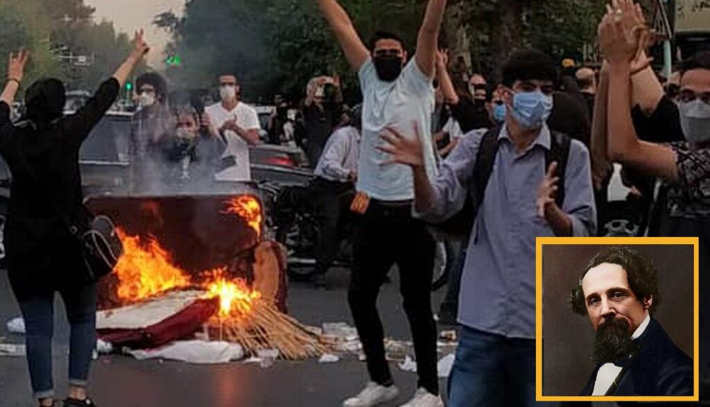 چالز دیکنز و اعتراضات ایران