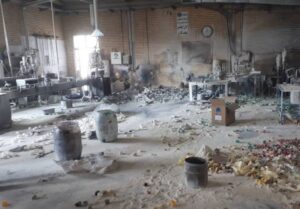 انفجار در کارخانه رنگ‌سازی