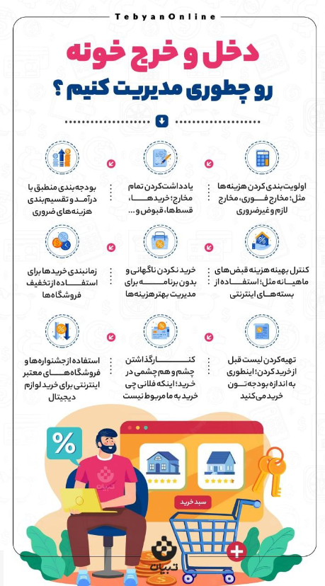 دخل و خرج خانه را چطور مدیریت کنیم؟
