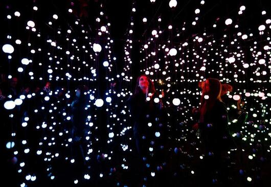 نمایشگاه افسون نورها در شهر روم ایتالیا