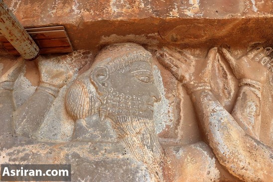 تصاویر قبر خشایارشا برای نخستین بار منتشر شد نقش یک فرد بابلی