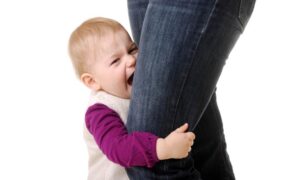 با اضطراب کودک مهد