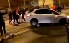 لحظه زیر گرفتن نوجوان مراکشی در ناآرامی‌ های فوتبالی فرانسه