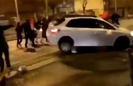 لحظه زیر گرفتن نوجوان مراکشی در ناآرامی‌ های فوتبالی فرانسه
