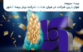 جوان‌ترین شرکت در میان هشت شرکت برتر بیمه کشور