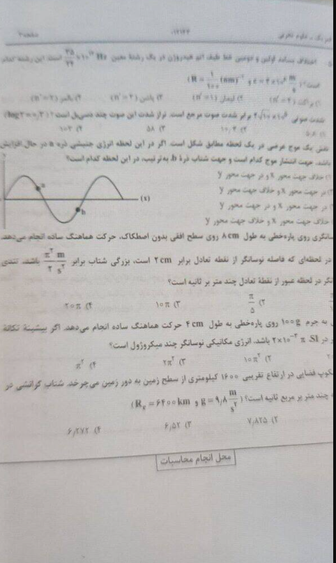 انتشار سئوالات کنکور