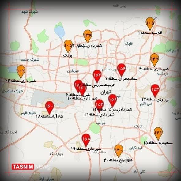 هوای تهران ناسالم 