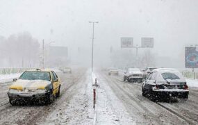 بارش برف و باران وکاهش دما